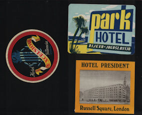 Full Images of Hotel Luggage labels will open in a new window to return to pervious page close window