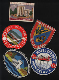 Full Images of Hotel Luggage labels will open in a new window to return to pervious page close window