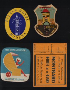 Full Images of Hotel Luggage labels will open in a new window to return to pervious page close window