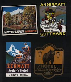 Full Images of Hotel Luggage labels will open in a new window to return to pervious page close window