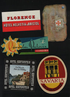 Full Images of Hotel Luggage labels will open in a new window to return to pervious page close window